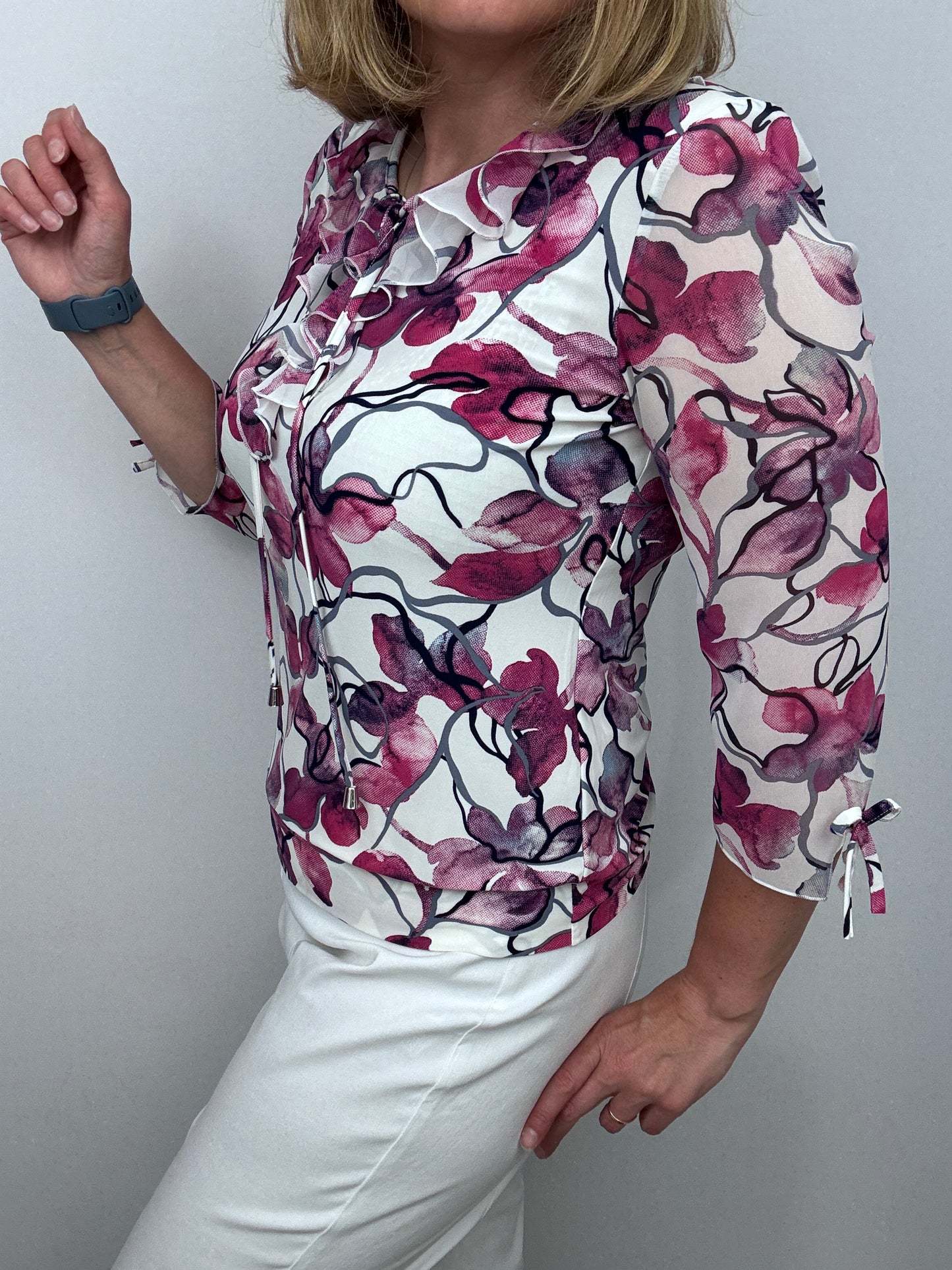 CHERISH ruffle top