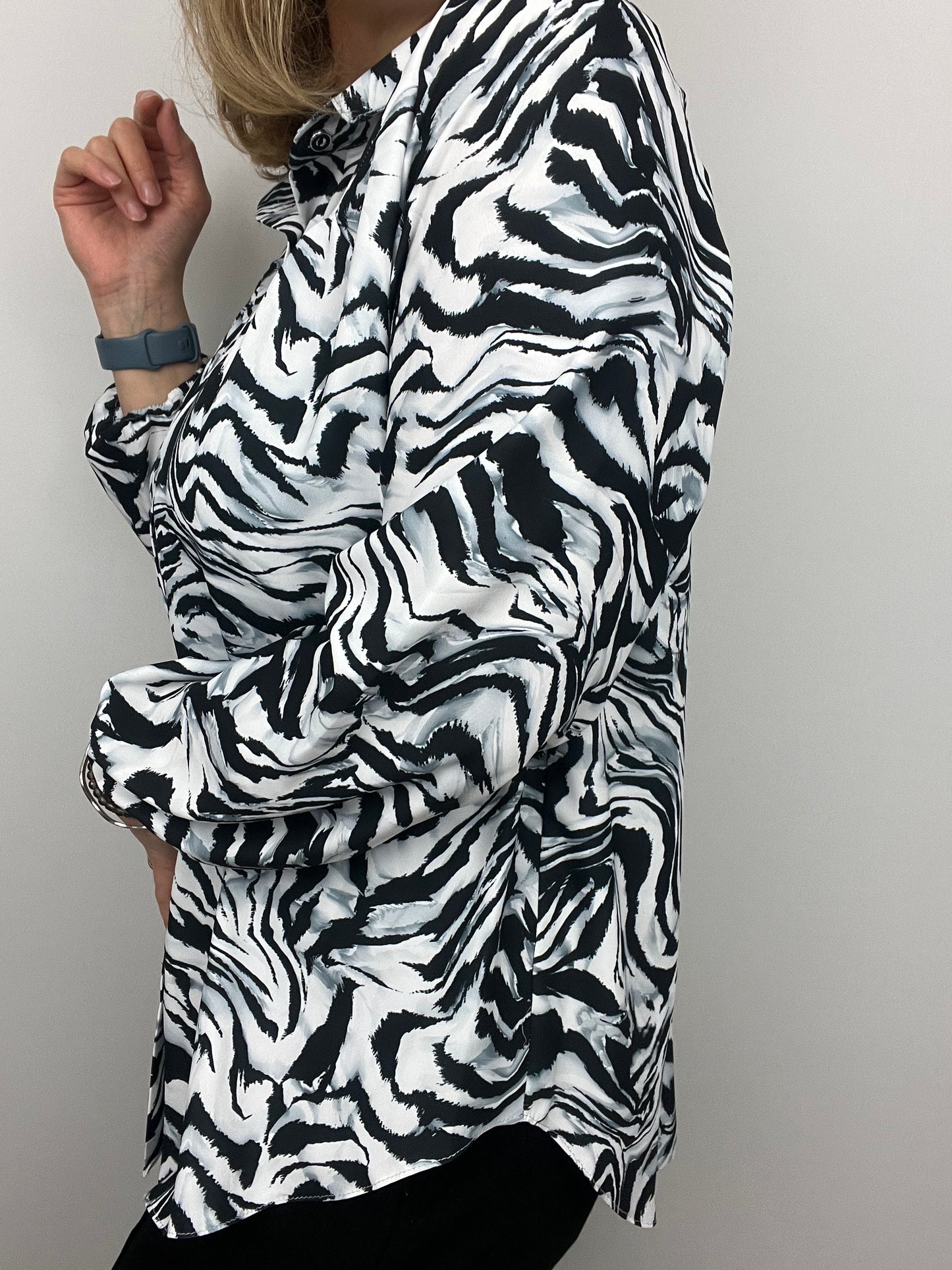 NOVA zebra print blouse