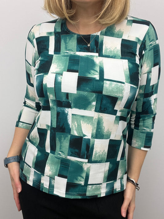 FREYA peachy feeling style top 3/4 sleeves