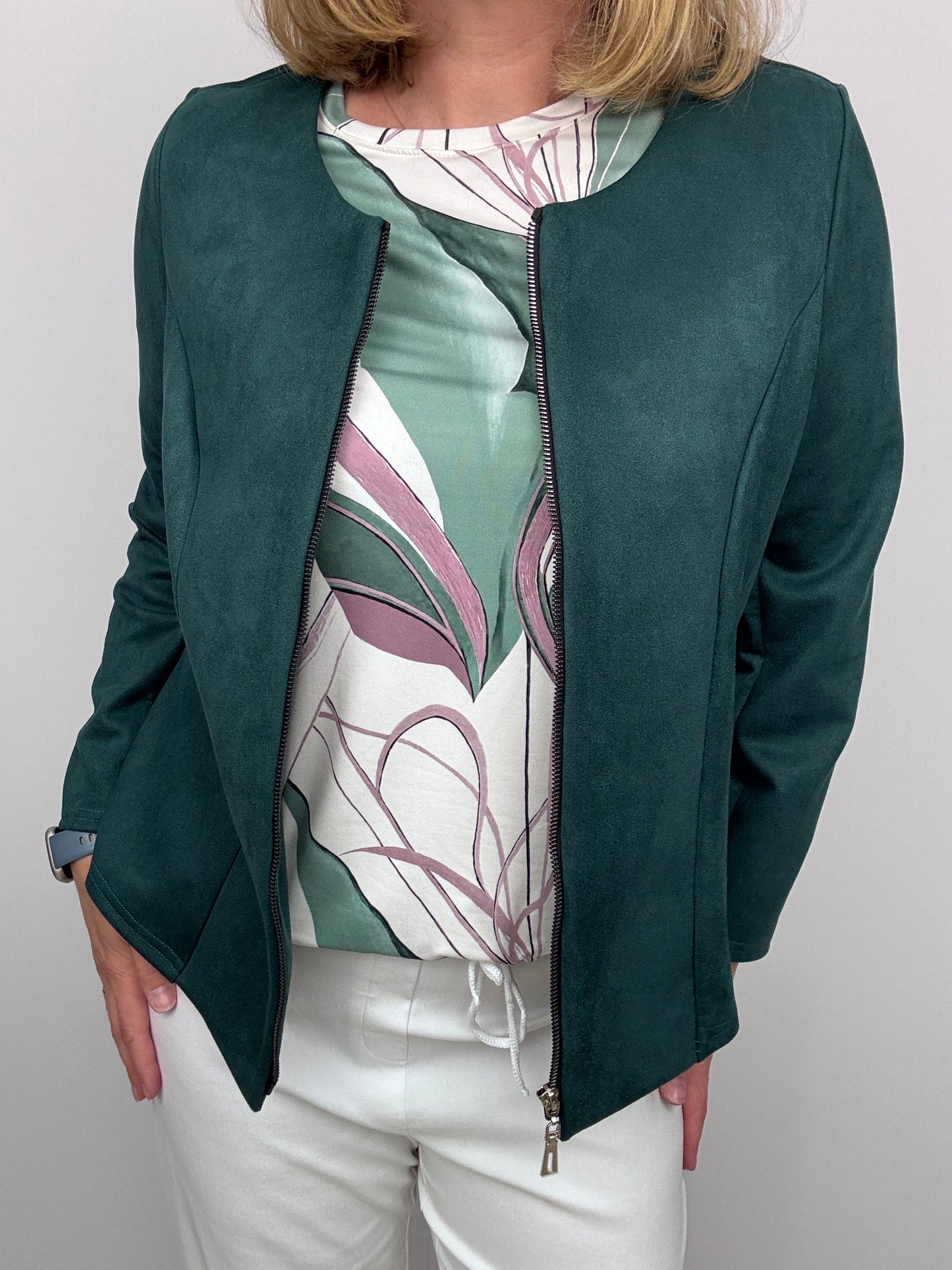 Green Suedette jacket