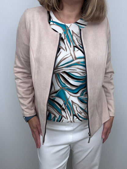 MARIA cotton feel style top short sleeve