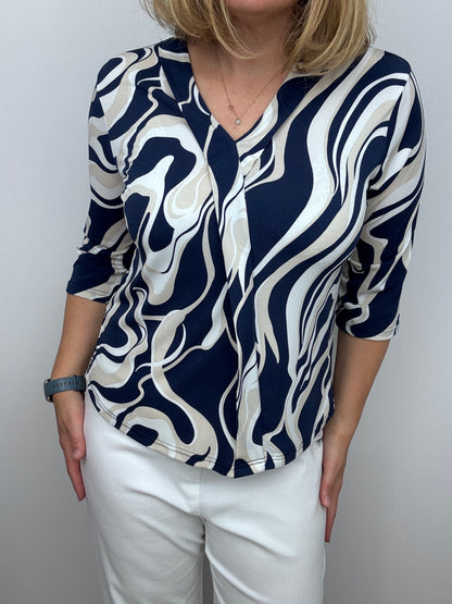 JUSTINE v-neck top