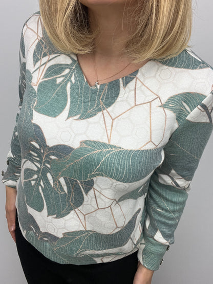 SAPPHIRE subtle v-neck soft jumper