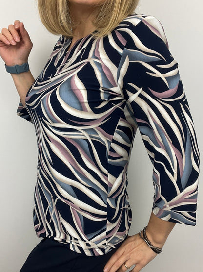 ADELAIDE top with mini v-neck