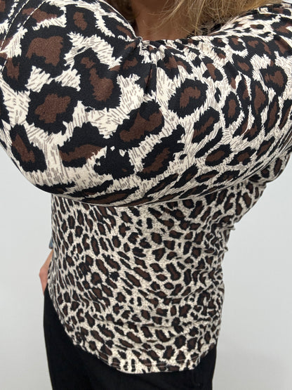 SHAUNA peachy feeling style top 3/4 sleeves