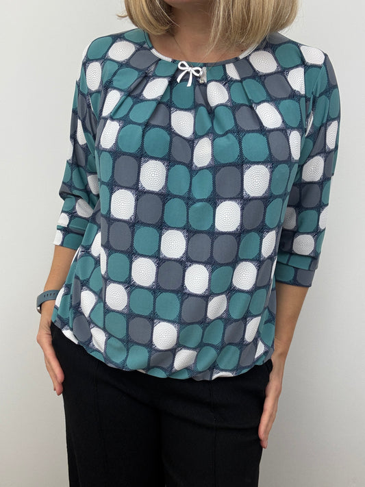 HOPE top with gently elasticated hem