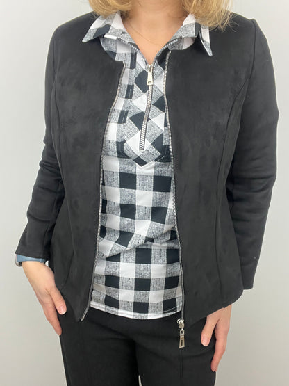 Black Suedette jacket