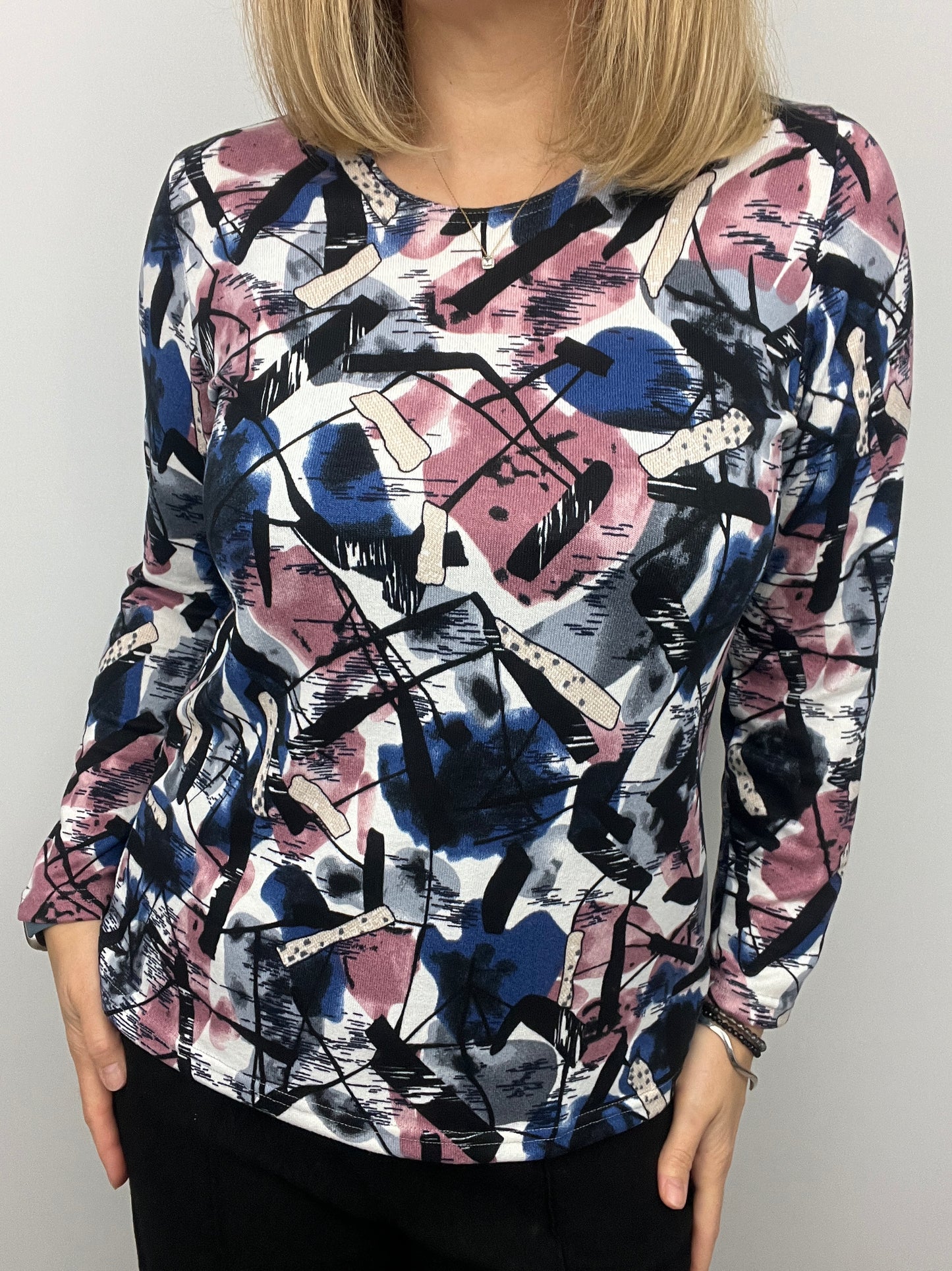 MELISSA fine knit style top long sleeve