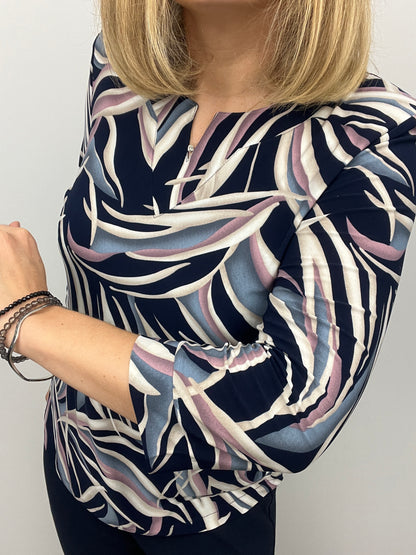 ADELAIDE top with mini v-neck