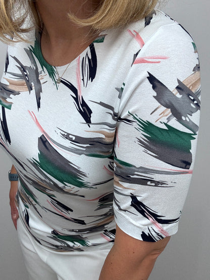 ALISON cotton feel style top short sleeve
