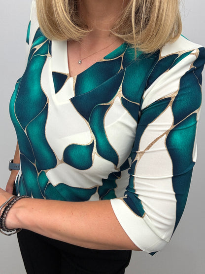 GABY V-neck top