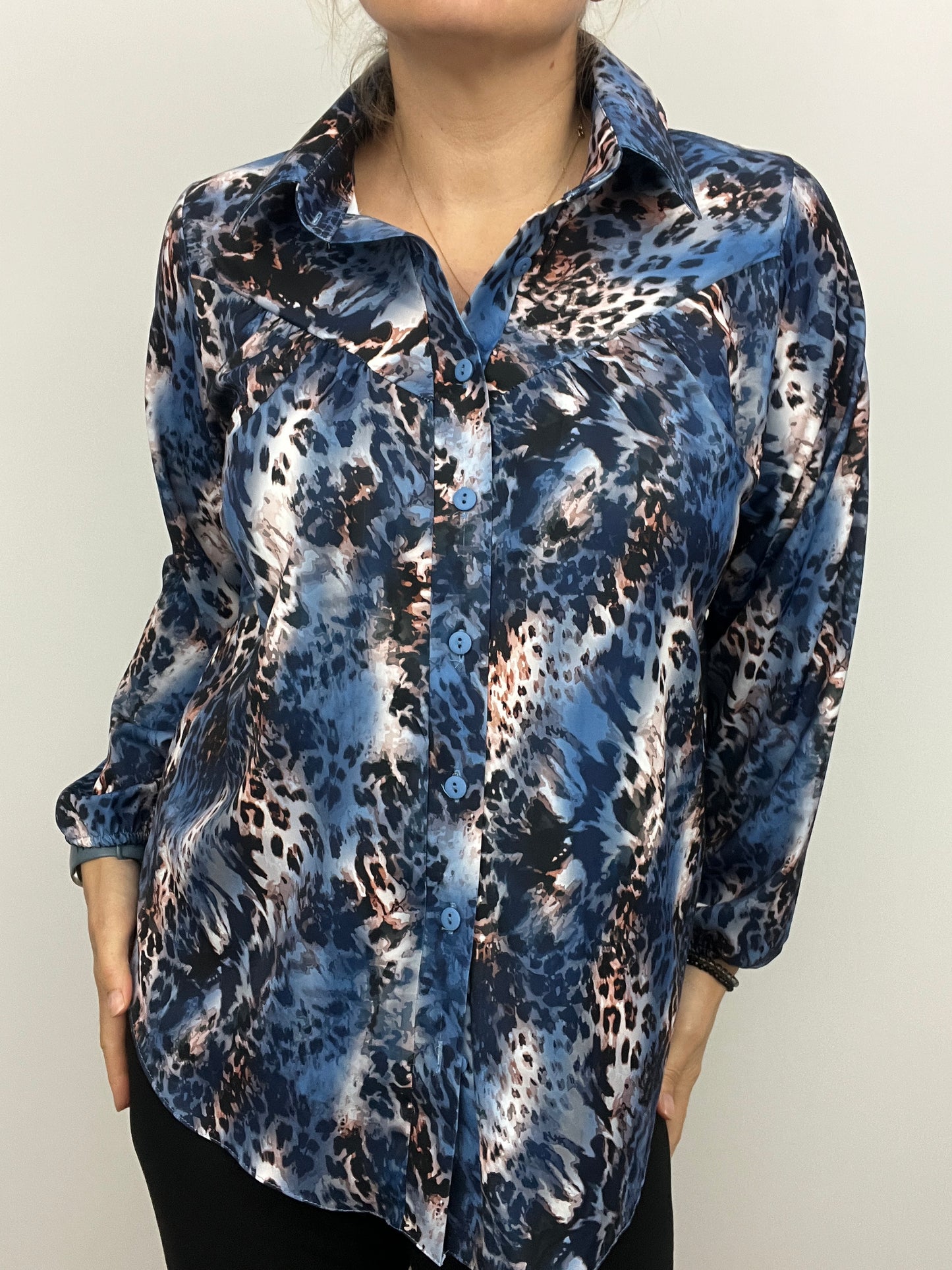 RUBY animal print blouse