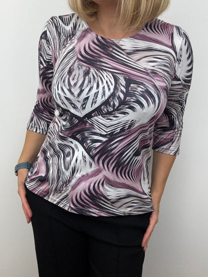 DREW fine knit style top