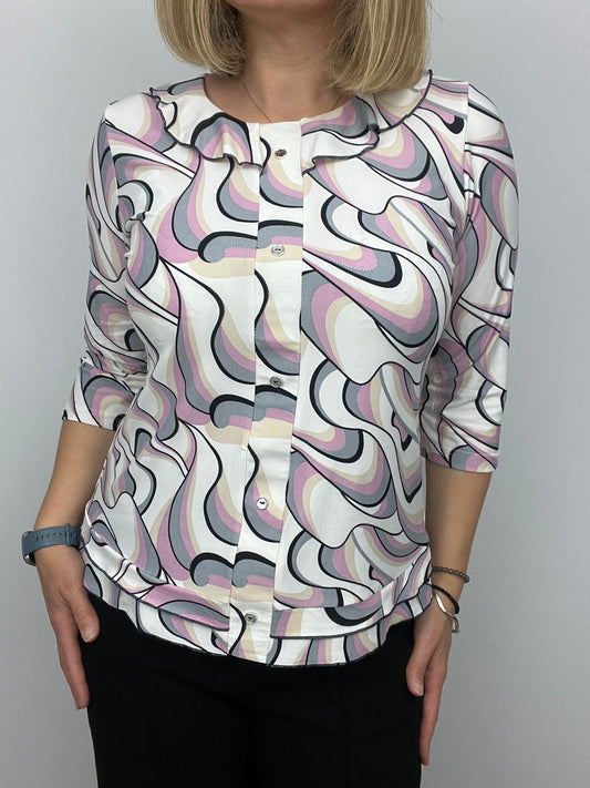 BERNADETTE single frill top
