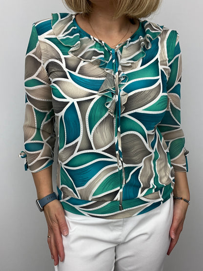 Oonagh ruffle top