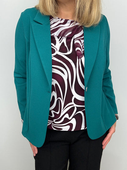 ALPHA top with bow tie detail