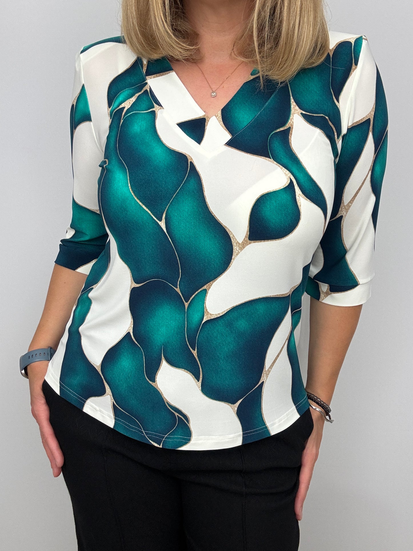 GABY V-neck top