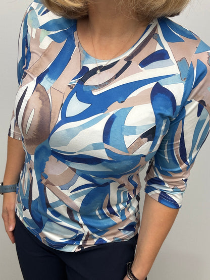 DYMPNA peachy feeling style top 3/4 sleeves