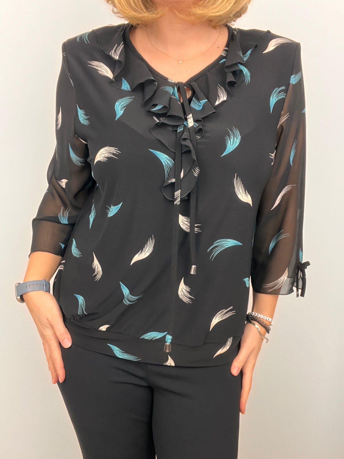 KELLY ruffle top