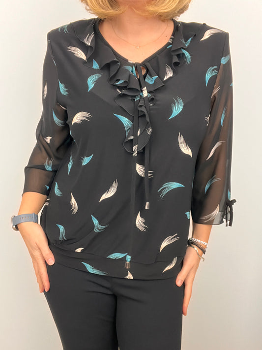KELLY ruffle top