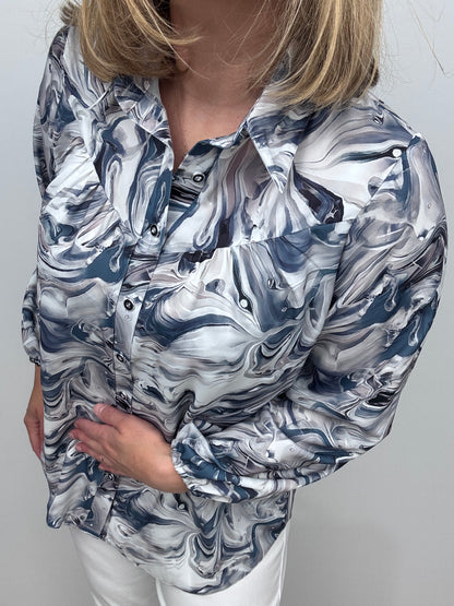 JOAN blouse with collar