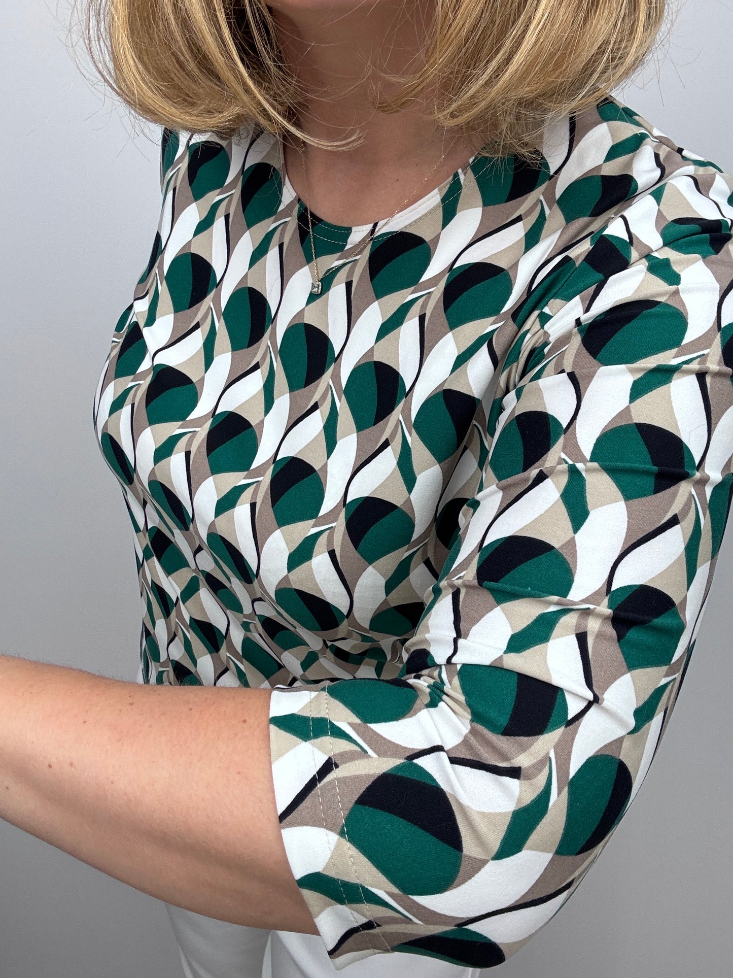 PIPER peachy feeling style top 3/4 sleeves