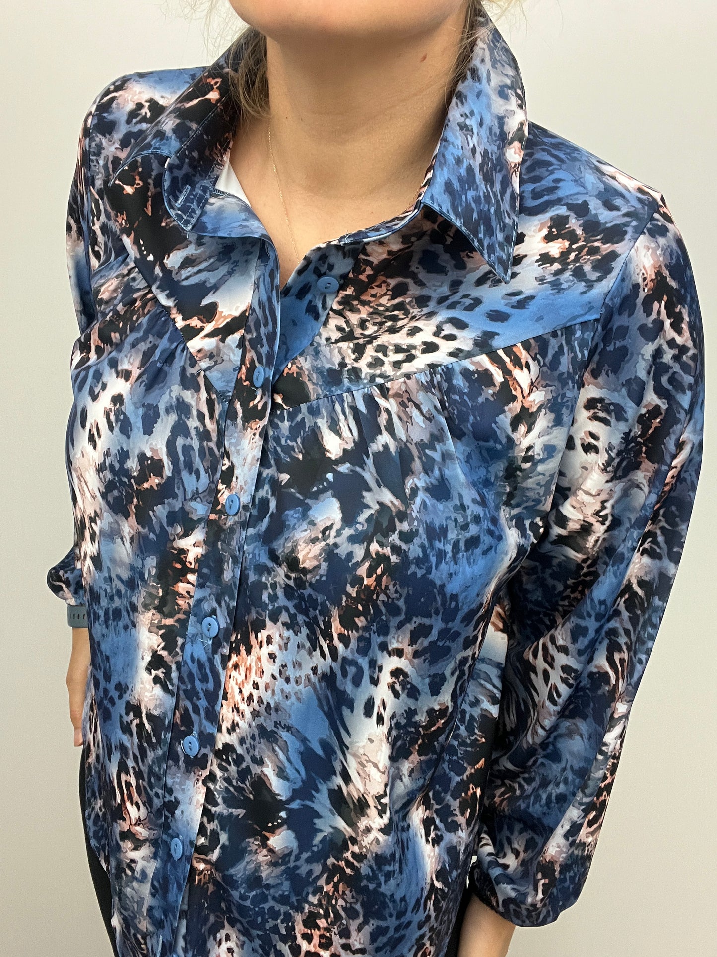 RUBY animal print blouse