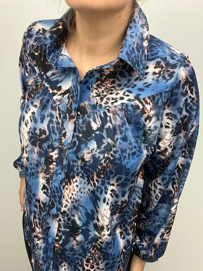 RUBY animal print blouse