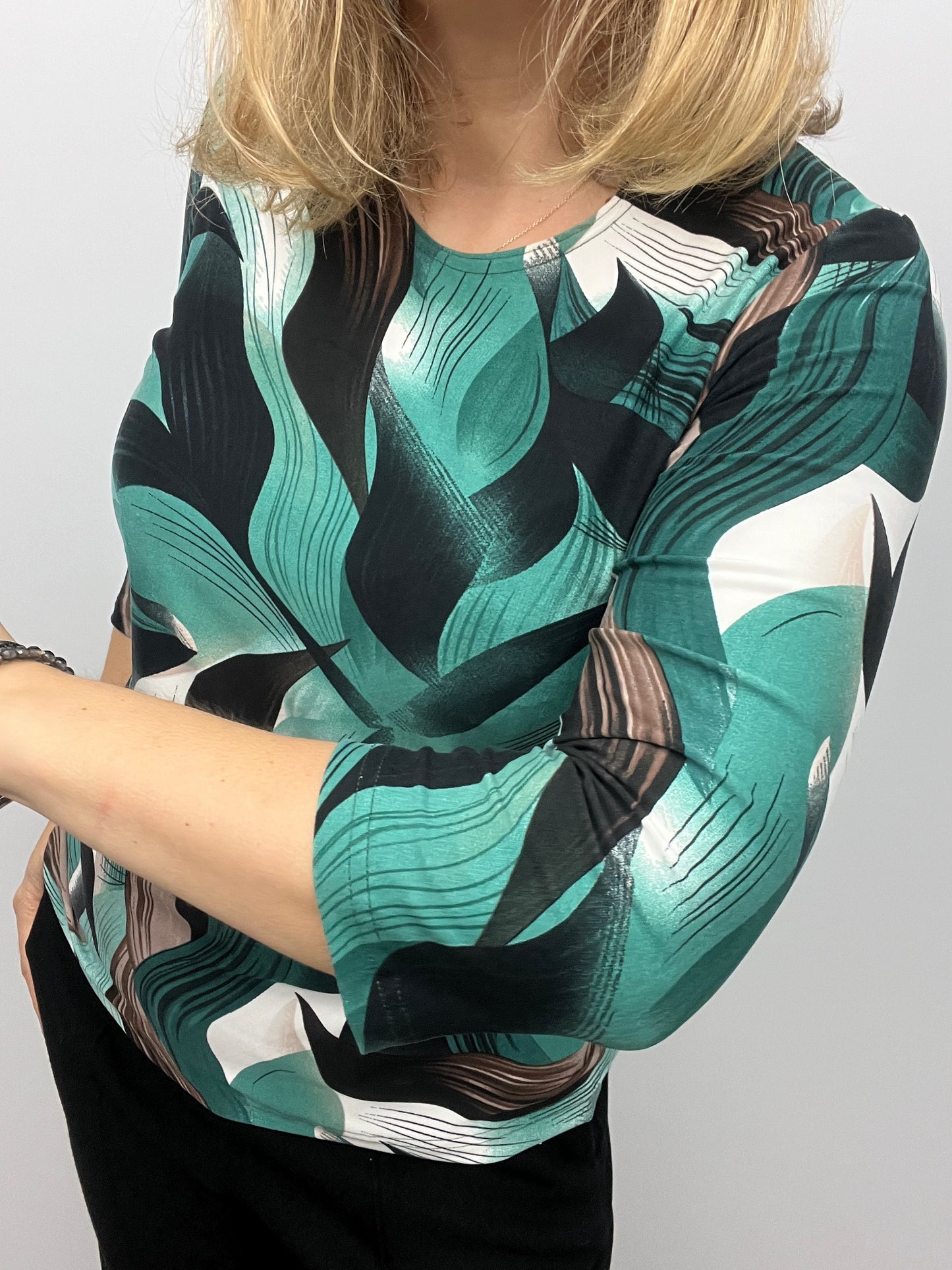 BETHANY peachy feeling style top 3/4 sleeves