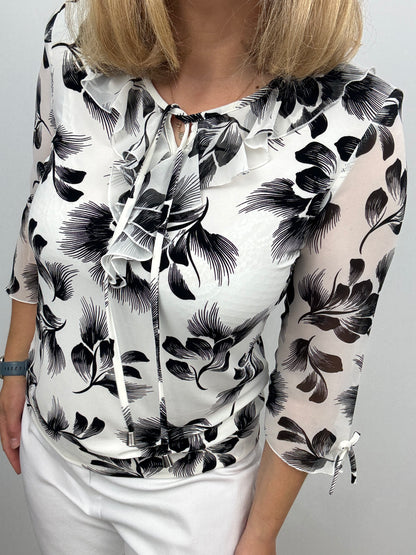 DANA ruffle top