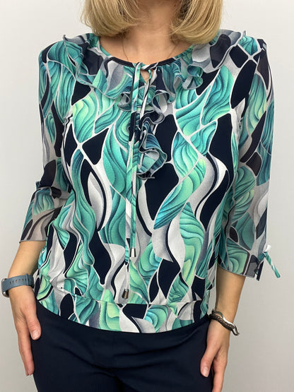 ASPEN ruffle top