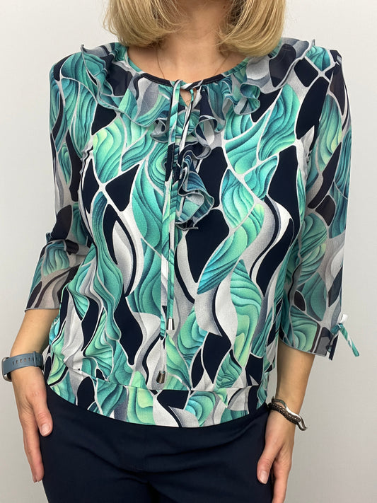 ASPEN ruffle top