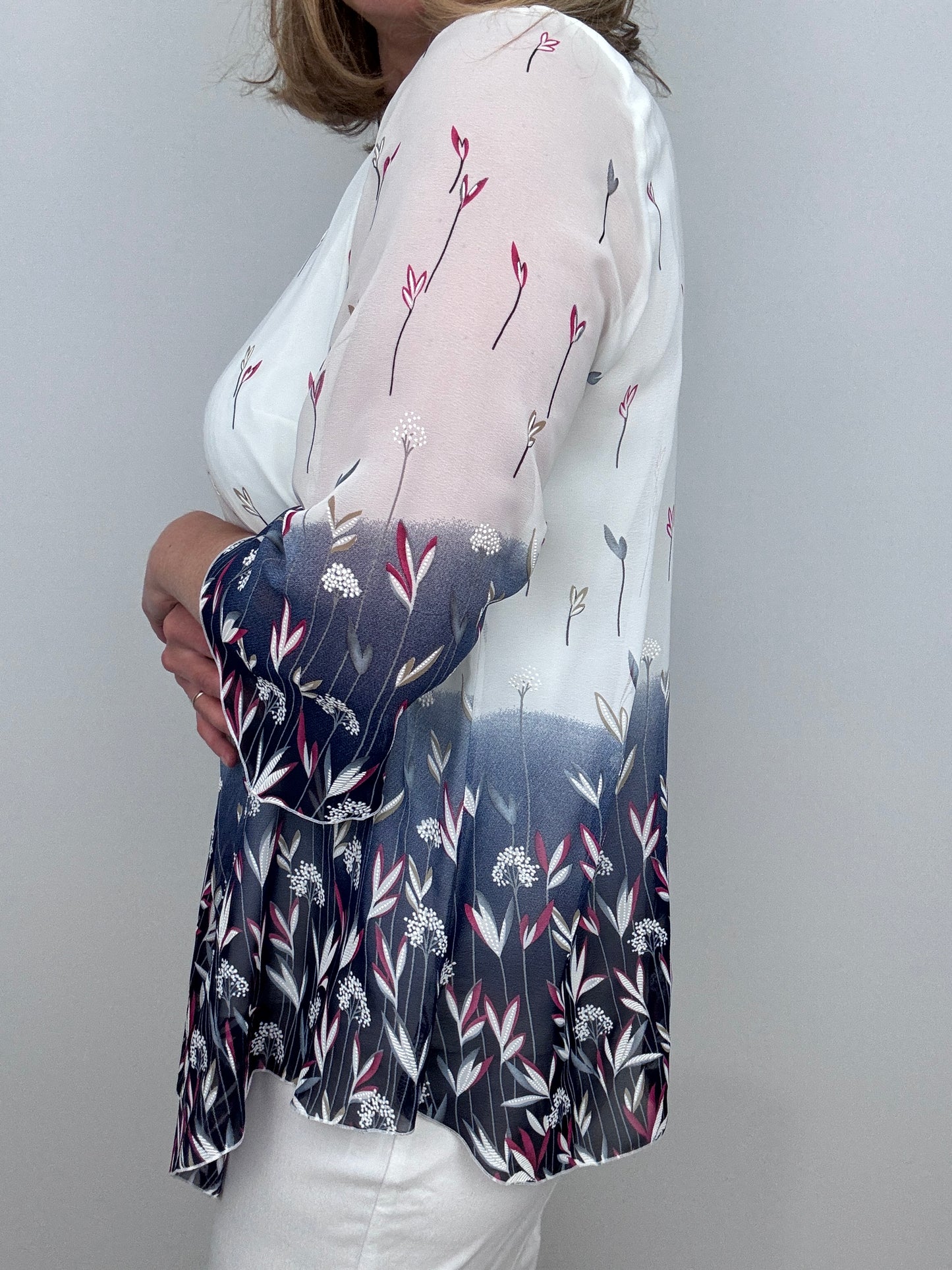 MARTHA twin-set effect top
