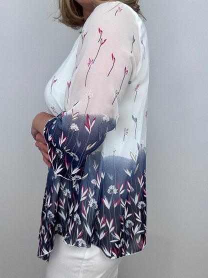 MARTHA twin-set effect top