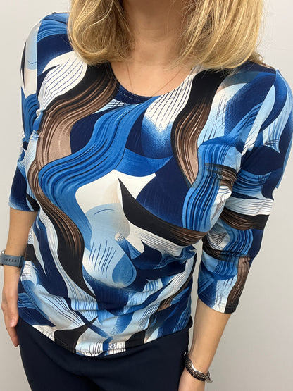 ERICA peachy feeling style top 3/4 sleeves