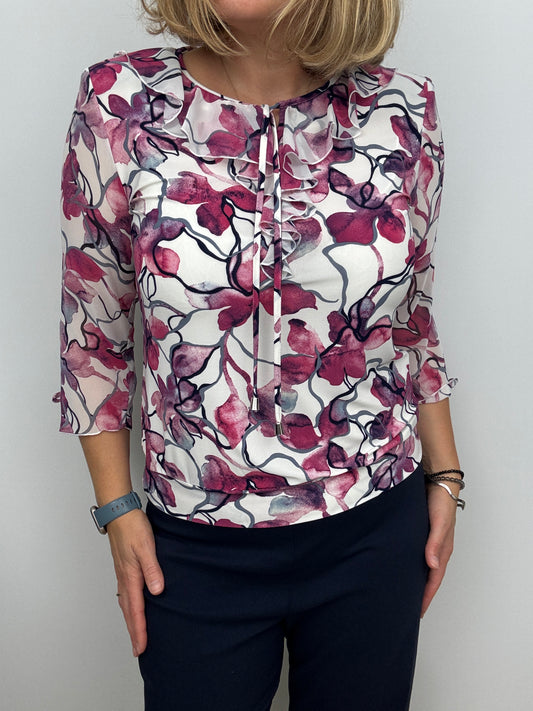 CHERISH ruffle top