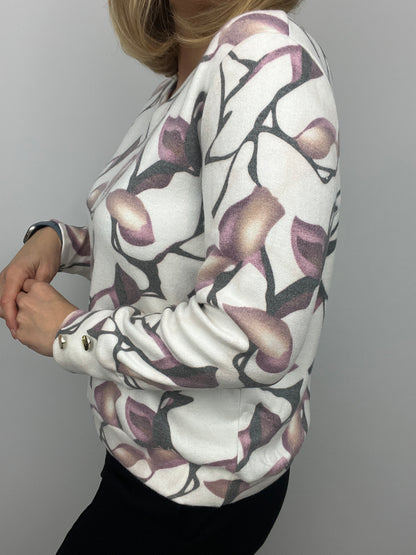 NIAMH subtle v-neck soft jumper