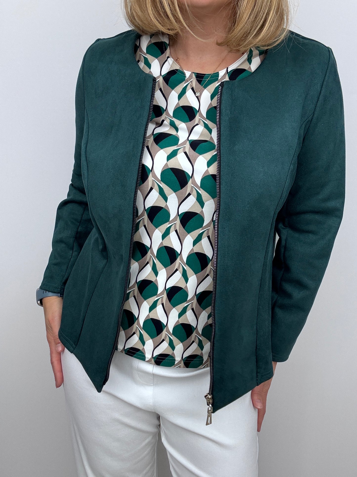 PIPER peachy feeling style top 3/4 sleeves