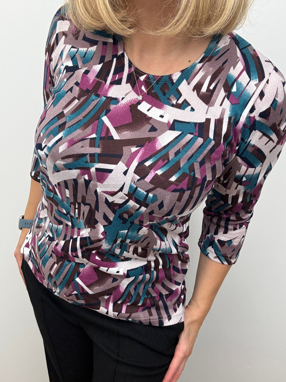 POLLY fine knit style top