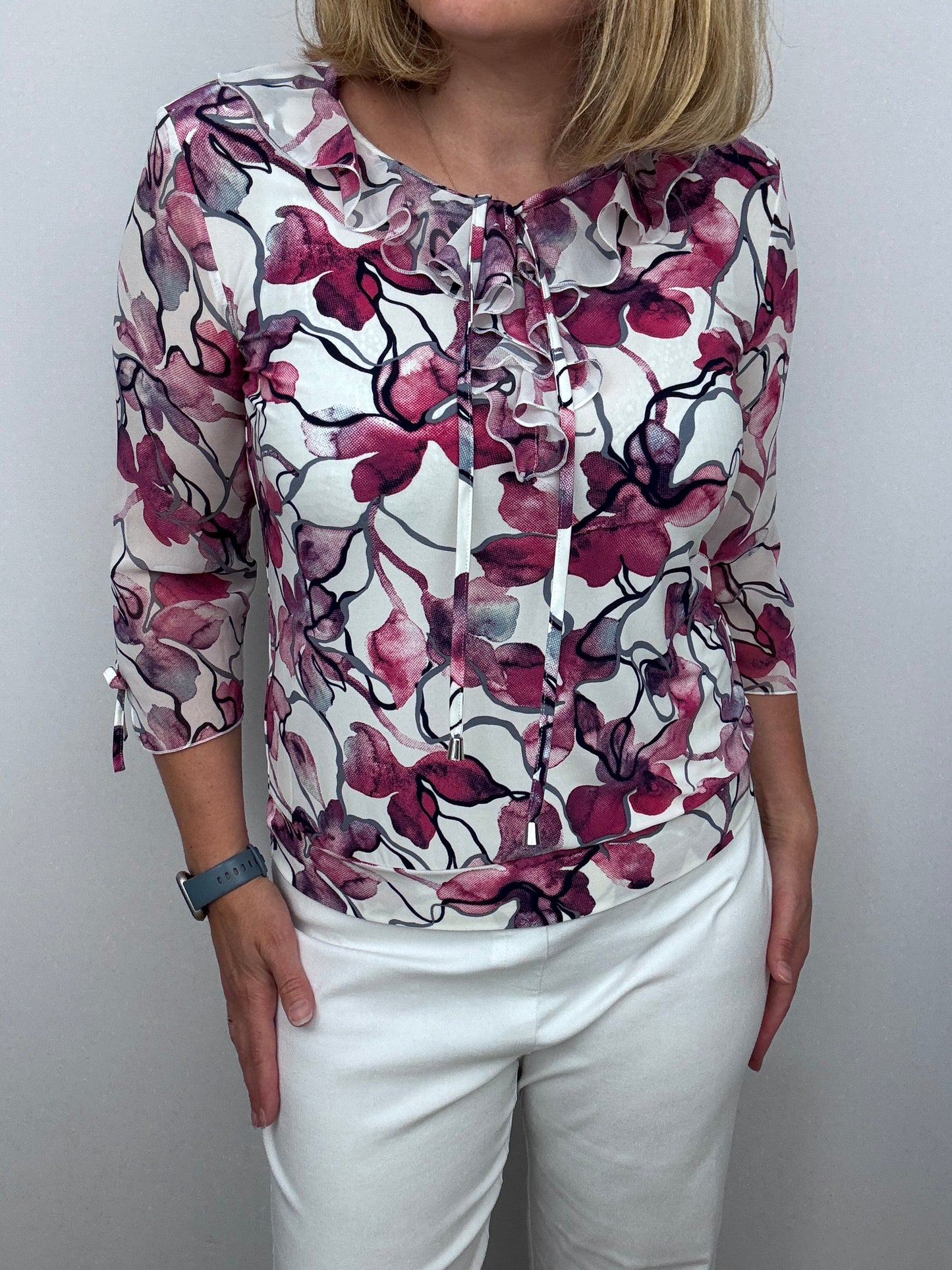 CHERISH ruffle top