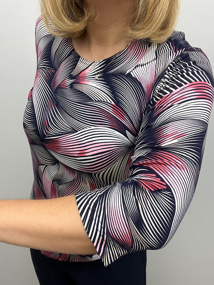 CASSIDY cotton feel style top 3/4 sleeves