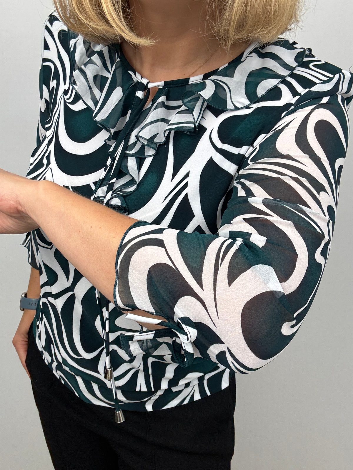 ADDISON ruffle top