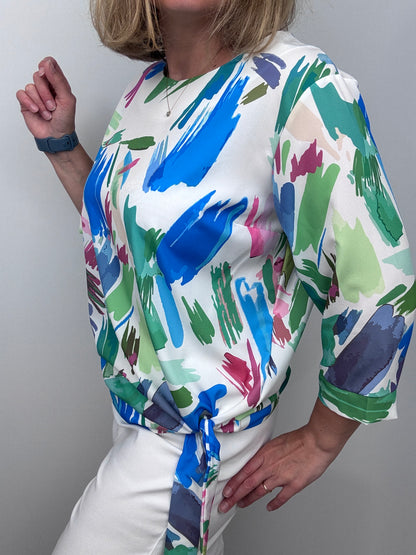 HEBE tie-side top