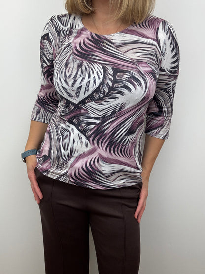 DREW fine knit style top