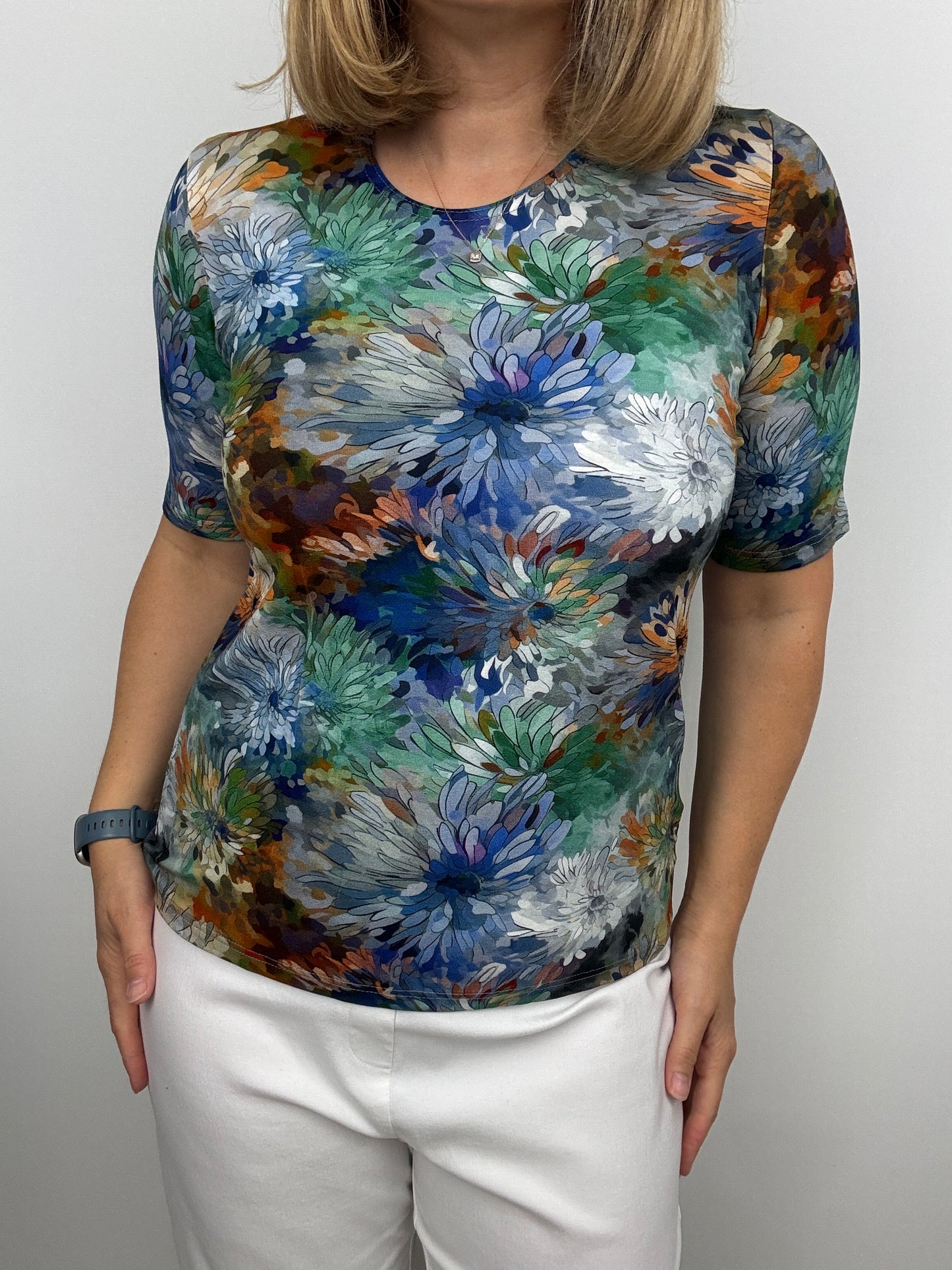 ELEANOR cotton feel style top short sleeve