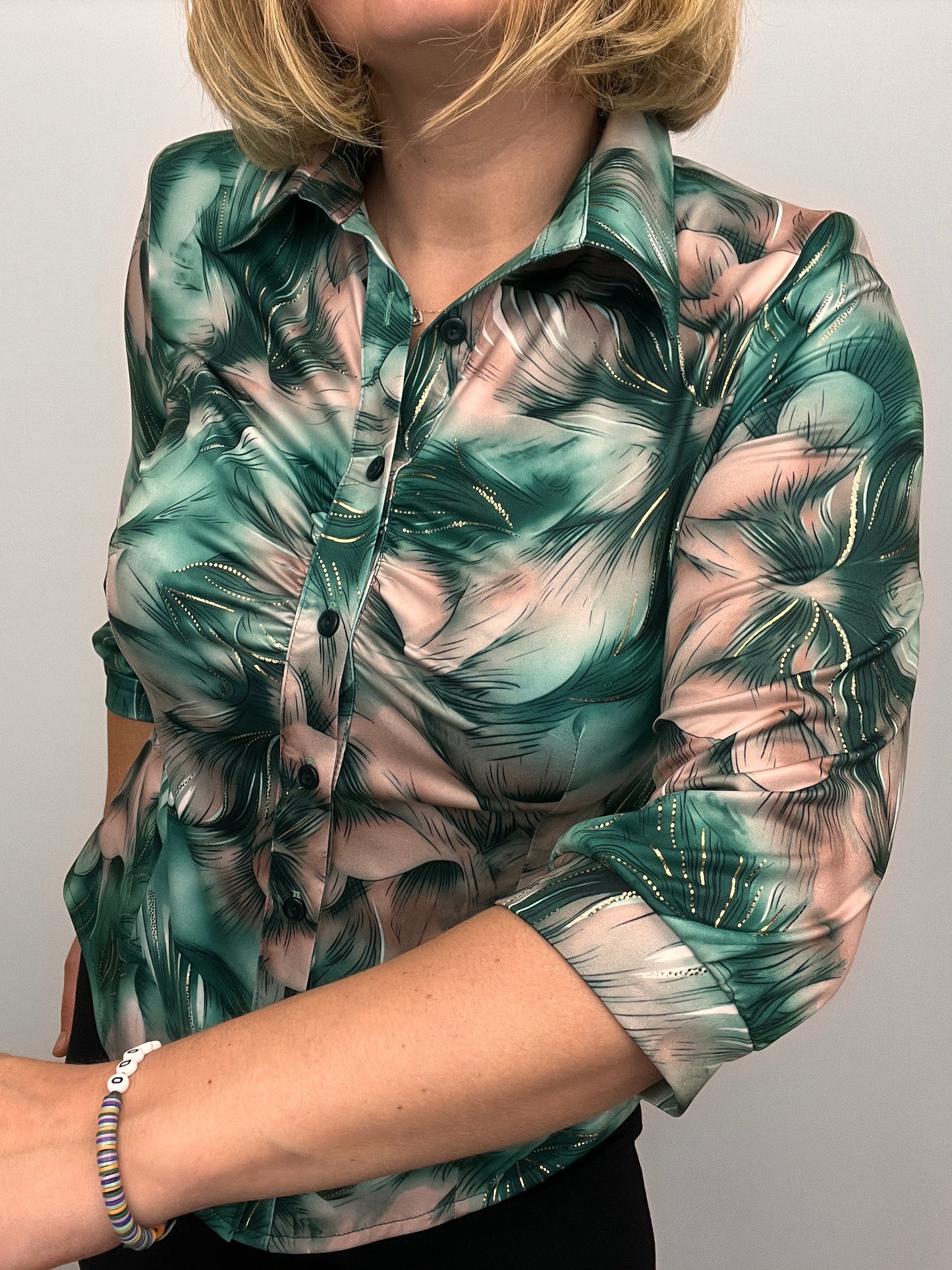 GRACE button down blouse