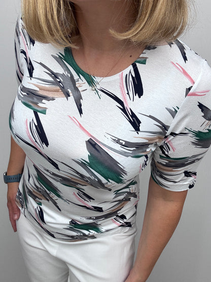 ALISON cotton feel style top short sleeve