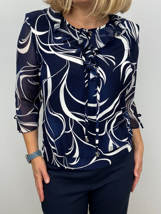 JOYCE ruffle top