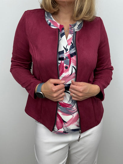 SIOBHAN top with 3 buttons