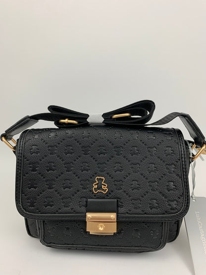 FLORENCE - vegan faux leather crossbody bag with wide strap